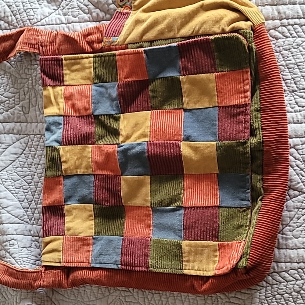 Corduroy BOHO Messenger bag